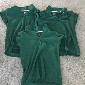 IZOD green school shirts girls size XL button down